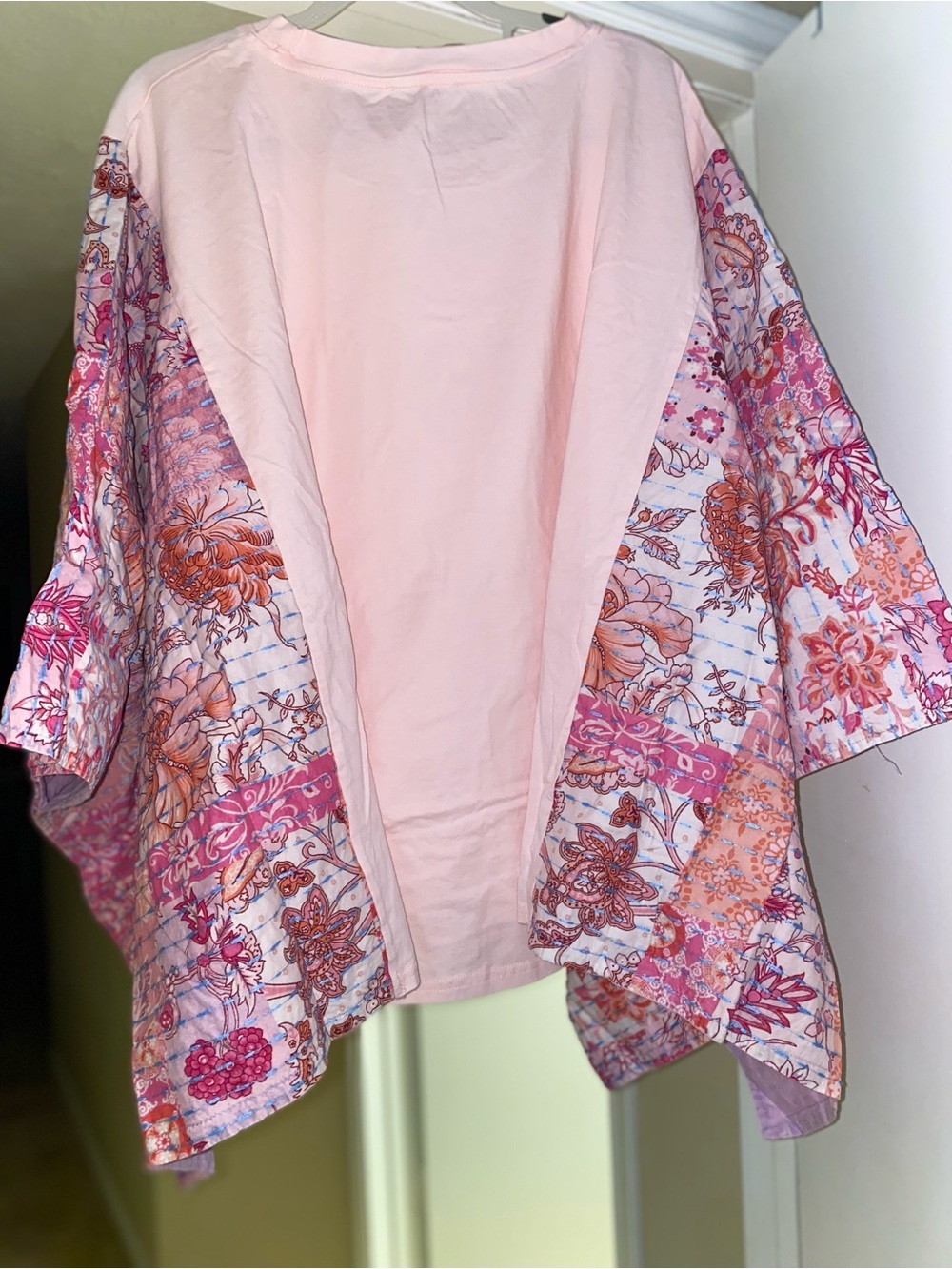 DOLLY “The Star” NWT Kantha Sleeved Oversized Poncho/Tunic- Incredible details! - Picture 4 of 13